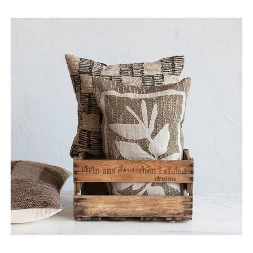 Creative Co-Op Woven Fabric Indoor/Outdoor Lumbar Pillow - Primary Image