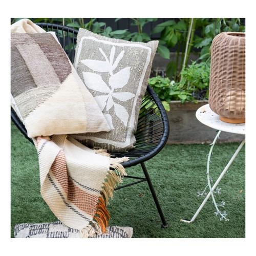Creative Co-Op Woven Fabric Indoor/Outdoor Lumbar Pillow - Primary Image