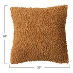 Creative Co-Op 20" Square Woven Boucl Fabric Indoor/Outdoor Pillow - Thumbnail 5 of 6