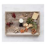 Creative Co-Op Mango Wood Cheese/Serving Board with Etched Charcuterie Spread - Thumbnail 2 of 3