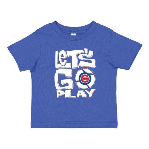 Soft As A Grape Baby Chicago Cubs Let's Go Play T-Shirt - Primary Image