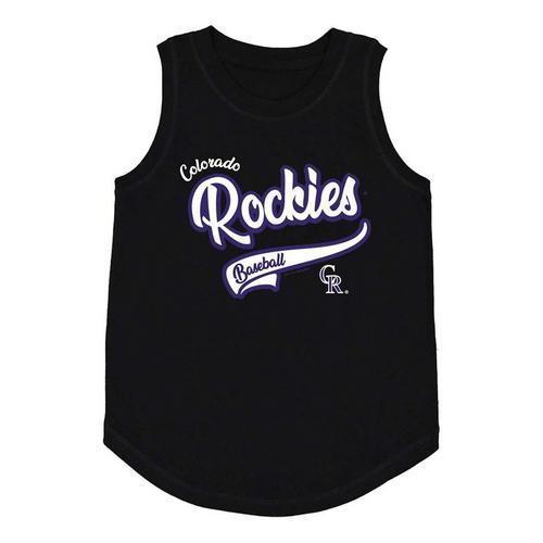 Soft As A Grape Kids' Colorado Rockies Script Tank - Primary Image