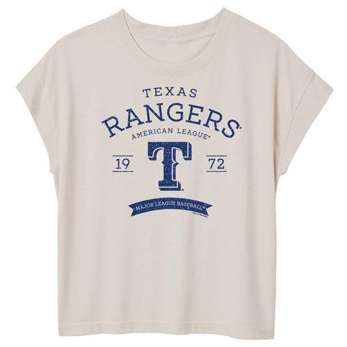 Soft As A Grape Women's Texas Rangers Vintage Wash T-Shirt - Primary Image
