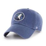 47 Brand Minnesota Timberwolves Clean Up Adjustable Hat - Thumbnail 1 of 2