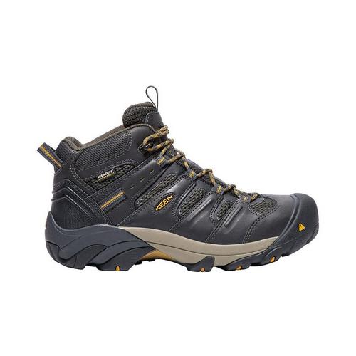 Men's KEEN Utility Lansing Mid Waterproof Steel Toe Hiking Boots - Primary Image