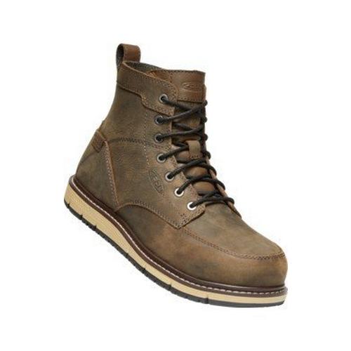 Men's KEEN San Jose 6" Aluminum Toe Waterproof Work Boots - Primary Image