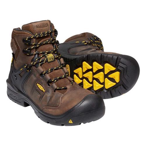 Men's KEEN Dover 6" Carbon-Fiber Toe Waterproof Composite Toe Work Boots - Primary Image