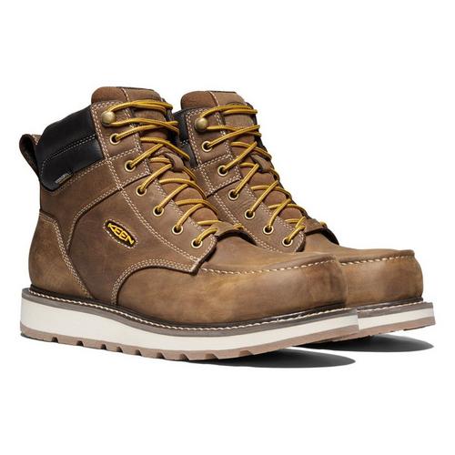 Men's KEEN Cincinnati 6in Carbon Fiber Waterproof Composite Toe Work Boots - Primary Image