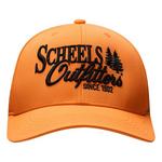 Men's Scheels Outfitters Primary Blaze Orange Adjustable Hat - Thumbnail 1 of 3