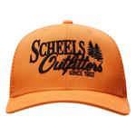 Men's Scheels Outfitters Wordmark Blaze Orange Adjustable Hat - Thumbnail 1 of 3