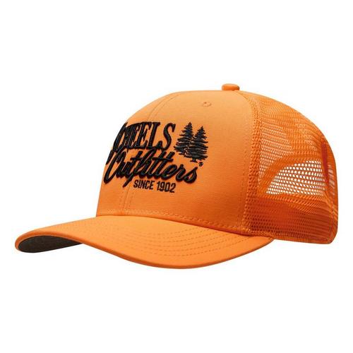 Men's Scheels Outfitters Wordmark Blaze Orange Adjustable Hat - Primary Image