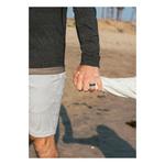 Men's Qalo Crosshatch Silicone Ring - Thumbnail 3 of 3