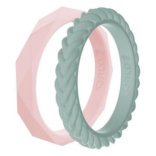 Women's Qalo Stackable Silicone Set Ring Set - Primary Image