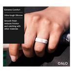 Women's Qalo Metallic Marble Modern Silicone Ring - Thumbnail 3 of 3