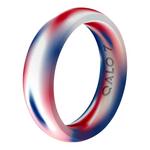 Women's Qalo RWB Folds Of Honor Classic Ring - Thumbnail 1 of 3