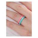 Women's Qalo Stackable Silicone Set Ring Set - Thumbnail 3 of 3
