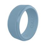 Men's Qalo Men's Men's Polished Step Edge Silicone Ring - Thumbnail 1 of 3