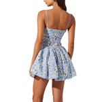 Women's ASTR The Label Larissa Floral Bubble Hem Sweetheart Dress - Thumbnail 2 of 4