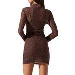 Women's ASTR The Label Kourtney Rhinestone Lace Long Sleeve Dress - Thumbnail 2 of 4