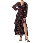 Women's ASTR The Label Corrina Floral Ruffle Long Sleeve Maxi Dress - Thumbnail 1 of 5