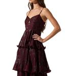 Women's ASTR The Label Lupin Floral Pleated Sweetheart Maxi Dress - Thumbnail 3 of 5