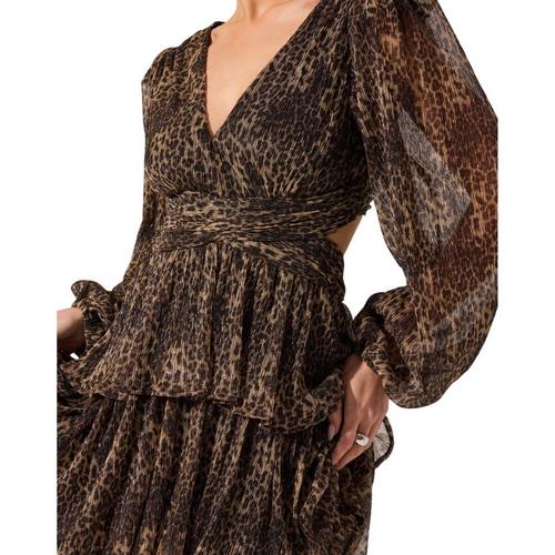 Women's ASTR The Label Anora Floral Tiered Long Sleeve Maxi Dress - Primary Image