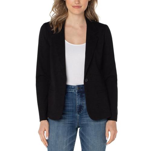 Women's Liverpool Los Angeles Fitted Button Blazer - Primary Image