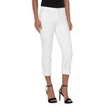 Women's Liverpool Los Angeles Charlie Wide Rolled Cuff Crop Straight Jeans - Thumbnail 4 of 4