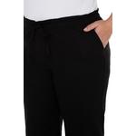 Women's Liverpool Los Angeles Plus Size Pull On Tie Waist Wide Leg Ankle Pants - Thumbnail 4 of 4