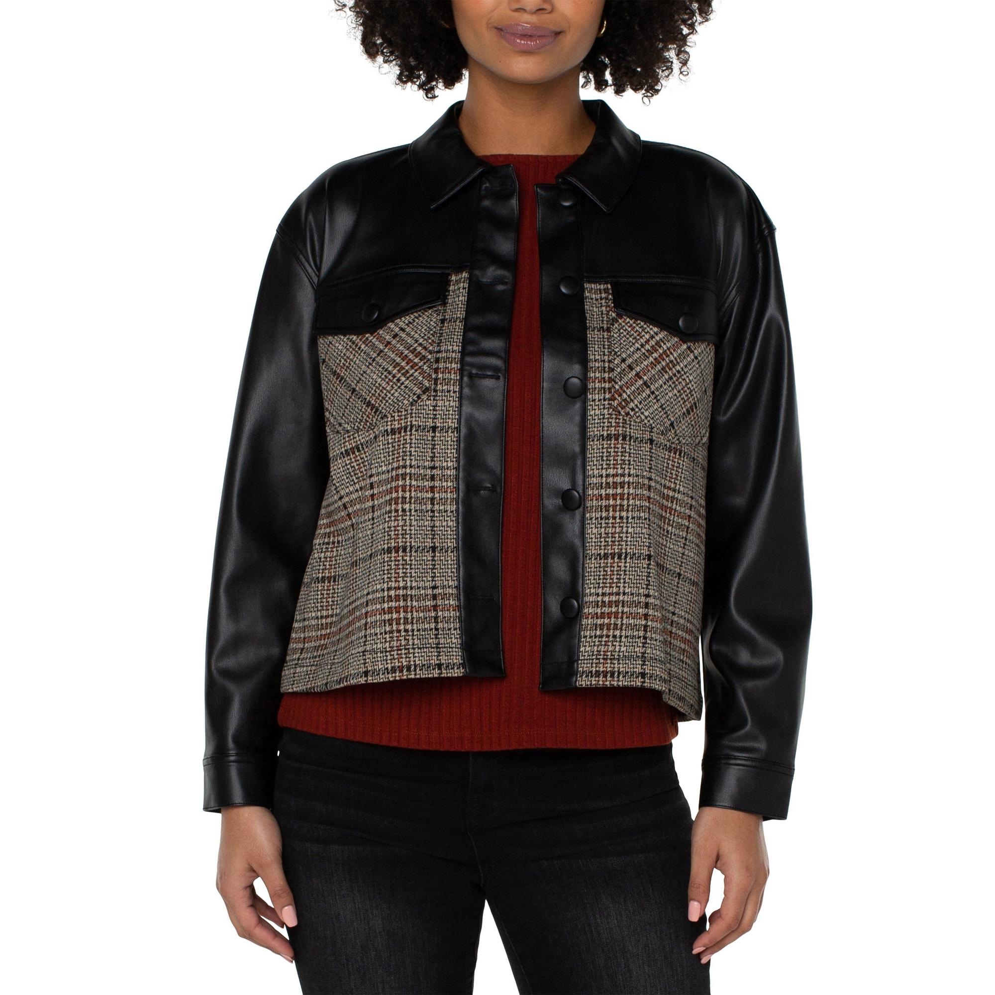 Women's Liverpool Los Angeles Contrast Crop Jacket