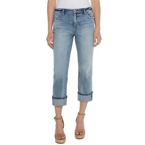 Women's Liverpool Los Angeles Marley Girlfriend Eco Cuffed Pants - Primary Image