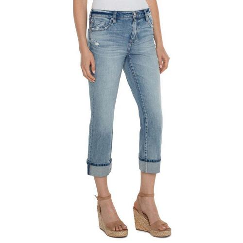 Women's Liverpool Los Angeles Marley Girlfriend Eco Cuffed Pants - Primary Image