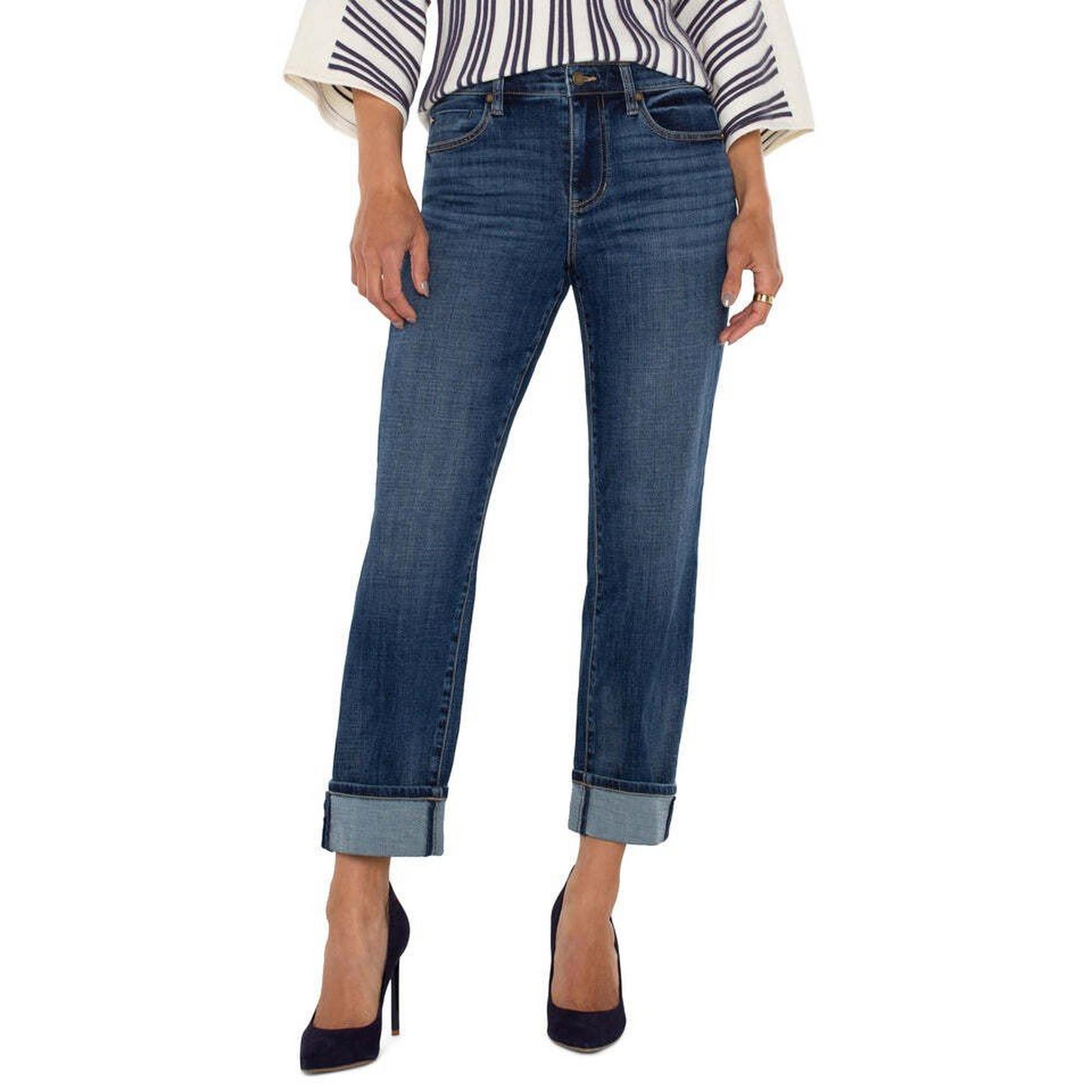 Women's Liverpool Los Angeles Marley Girlfriend Cuffed Pants