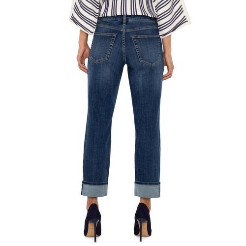 Women's Liverpool Los Angeles Marley Cuffed Girlfriend Jeans - Primary Image