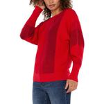 Women's Liverpool Los Angeles Colorblock Boat Neck Pullover Sweater - Thumbnail 2 of 3