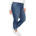 Women's Liverpool Los Angeles Plus Size Marley Cuffed Girlfriend Jeans - Thumbnail 2 of 4