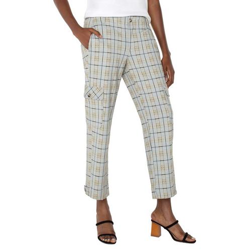 Women's Liverpool Los Angeles Utility Cargo Crop Pants - Primary Image