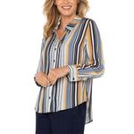 Women's Liverpool Los Angeles Woven Long Sleeve Button Up Shirt - Thumbnail 2 of 4