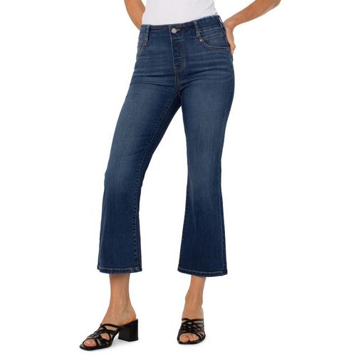 Women's Liverpool Los Angeles The Gia Glider Flare Cropped Jeans - Primary Image