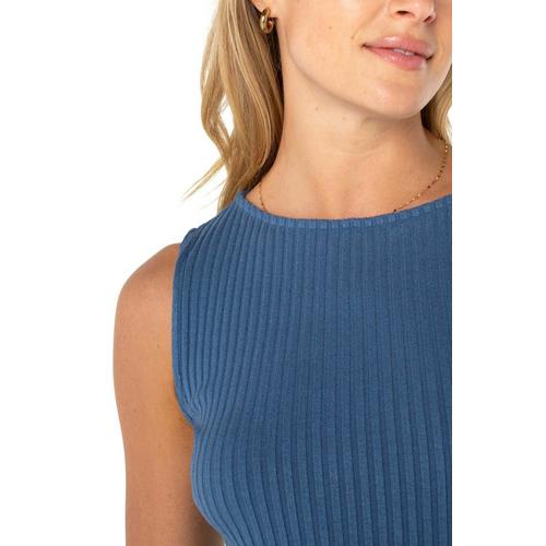 Women's Liverpool Los Angeles High Boatneck Knit Tank Top - Primary Image