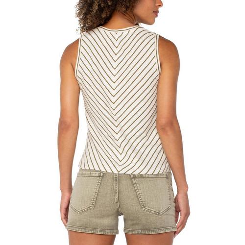 Women's Liverpool Los Angeles Front Twist Tank Top - Primary Image