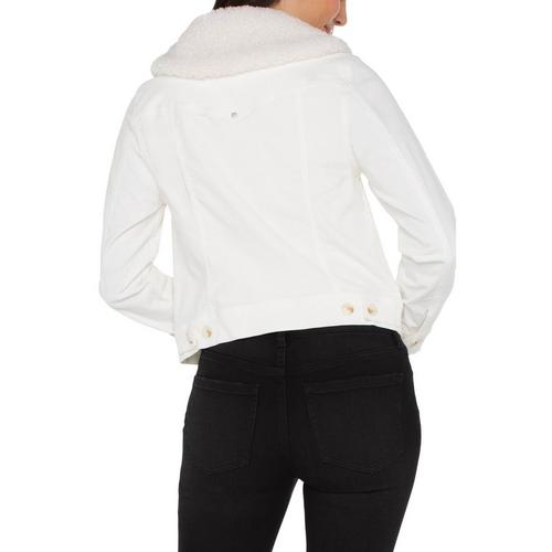 Women's Liverpool Los Angeles Corduroy Sherpa Collar Trucker Jacket - Primary Image