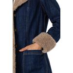 Women's Liverpool Los Angeles Sherpa Trimmed Notch Collar Jacket - Thumbnail 3 of 4