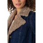 Women's Liverpool Los Angeles Sherpa Trimmed Notch Collar Jacket - Thumbnail 4 of 4