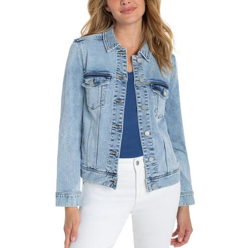 Women's Liverpool Los Angeles Classic Denim Jacket - Primary Image