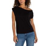 Women's Liverpool Los Angeles Asymmetrical One Shoulder Blouse - Thumbnail 1 of 4