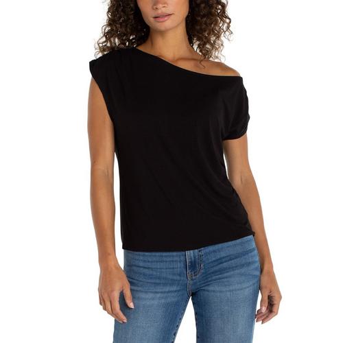 Women's Liverpool Los Angeles Asymmetrical One Shoulder Blouse - Primary Image