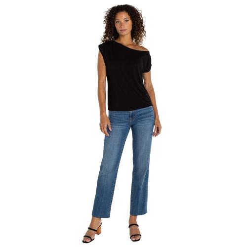 Women's Liverpool Los Angeles Asymmetrical One Shoulder Blouse - Primary Image
