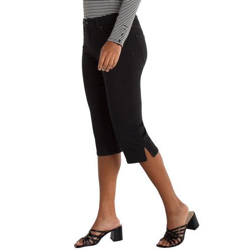 Women's Liverpool Los Angeles Side Slit Capri Straight Capri Jeans - Primary Image