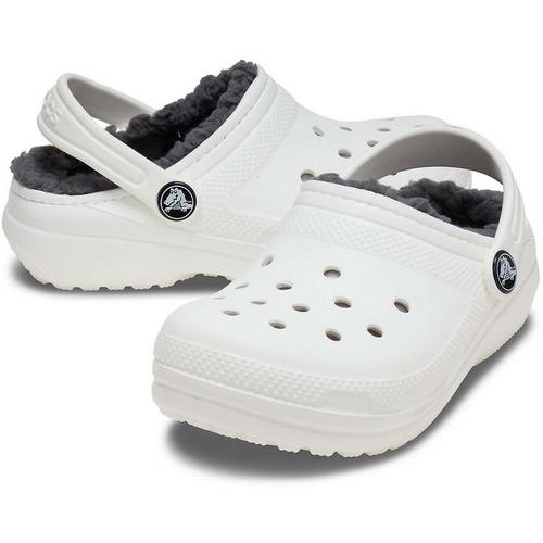 Little Kids' Crocs Classic Fuzz Lined Clogs